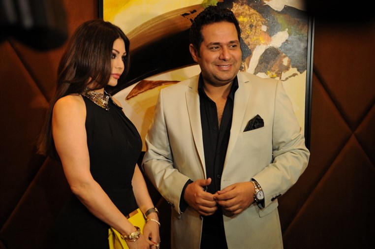 Haifa Wehbi & Hatem Al Iraki Press conference 